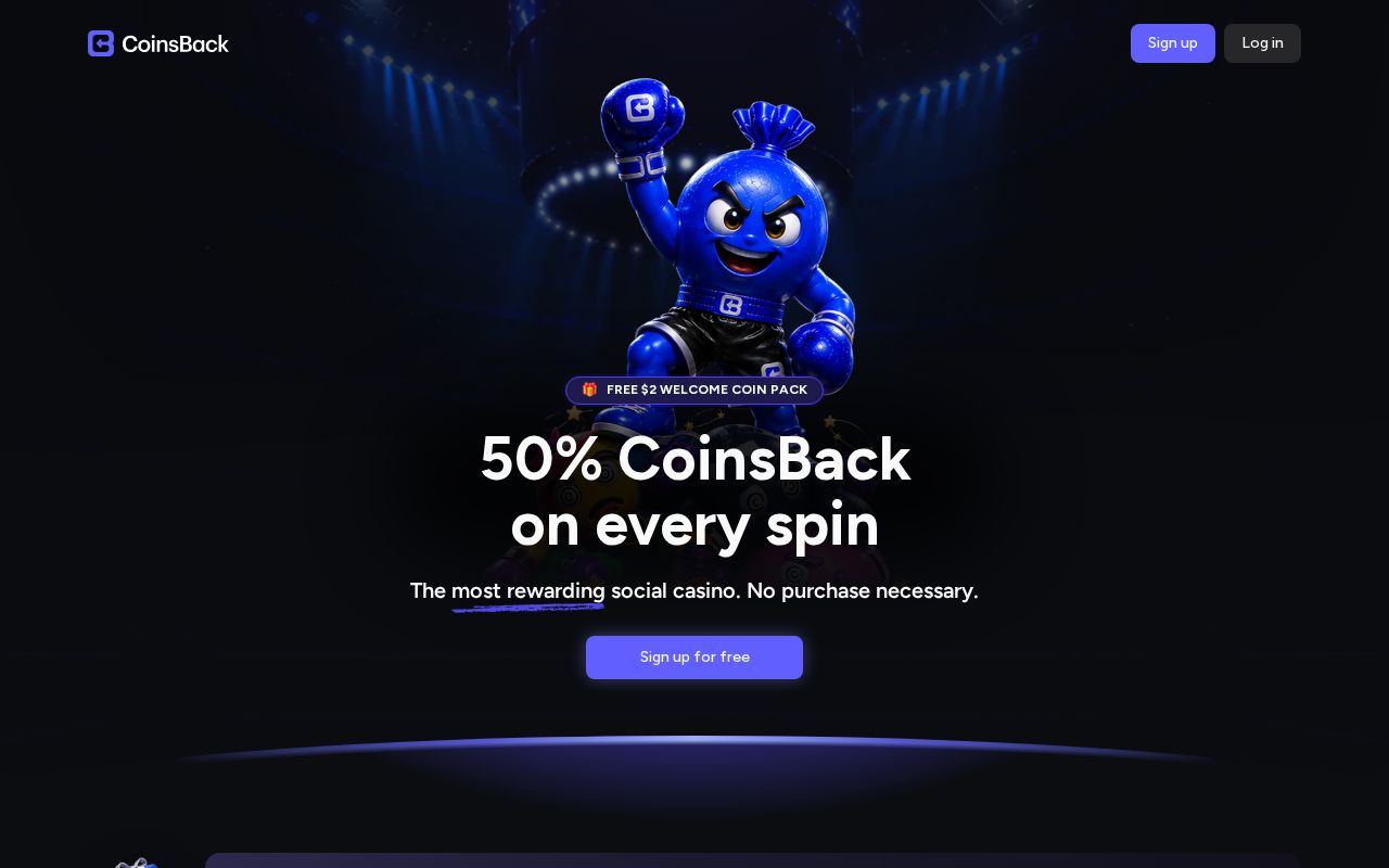 Coinsback Casino: Coins Back Casino Login and No Deposit Bonus Access